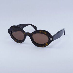 🕶️ New Azzedine Alaïa AA0059S 003 Sunglasses - Havana Frame, Brown Lenses